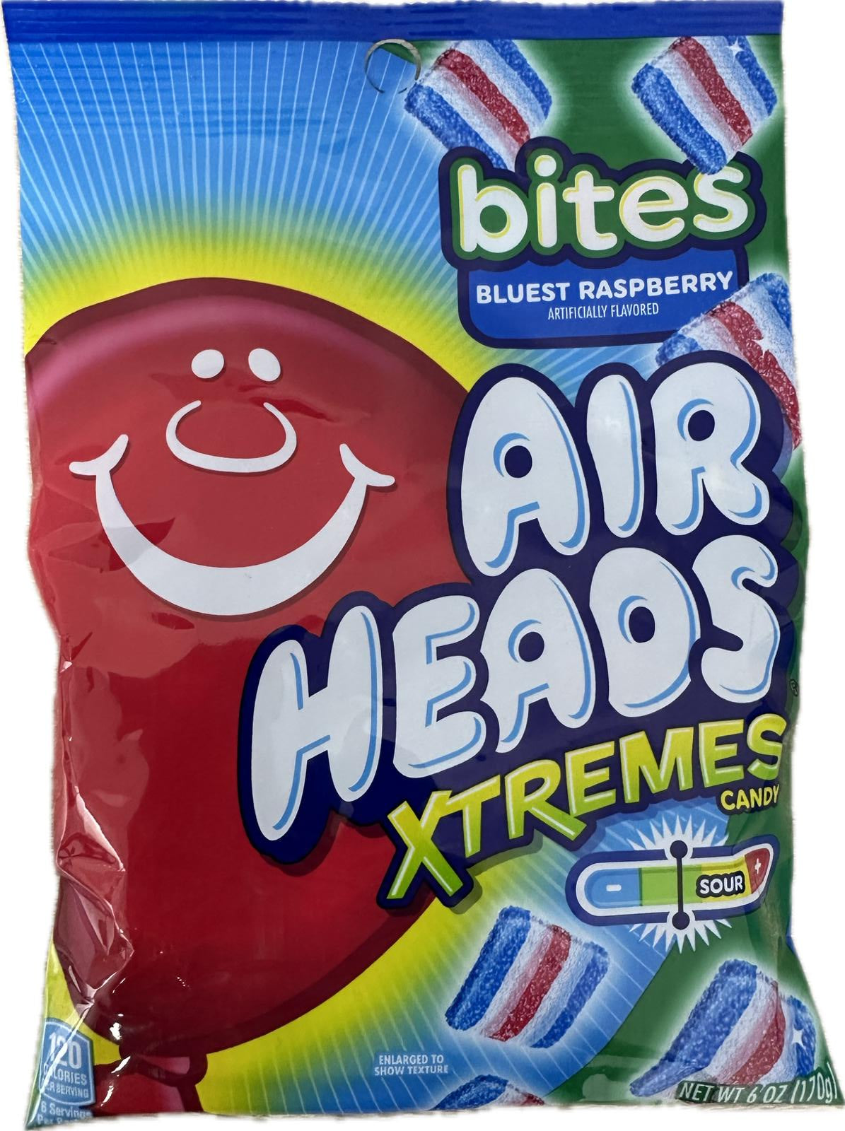 Airheads Xtremes Blue Raspberry Bites 170g