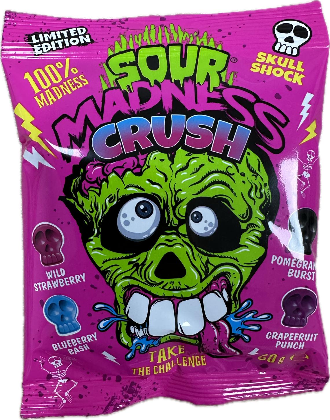 Sour Madness Crush 'Take The Challenge' Bonbons 60g