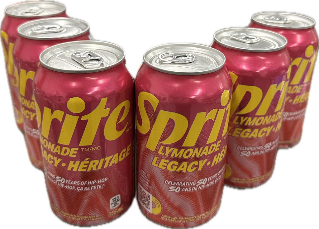 6x Sprite Limonade Legacy (355ml) USA.50 Jahren Hip-Hop Edition