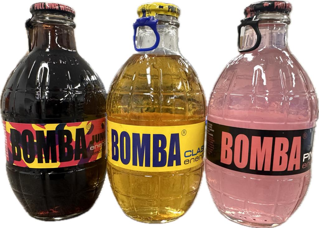 3er Set Bomba Energy, Bomba Jungle Energy, Bomba Pink Energy