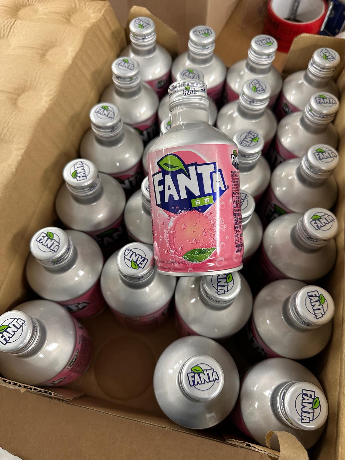 24x Fanta White Peach (Aludose) Japan 300 ml Sonderpreis. Inkl Pfand und Versand