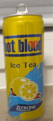 Hot blood ice Tea Zitrone
