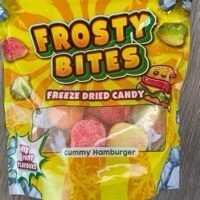 Frosty bites gummy hamburger