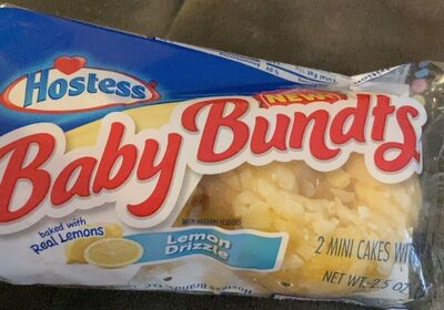 Hostess Baby Bundts Lemon Drizzle
