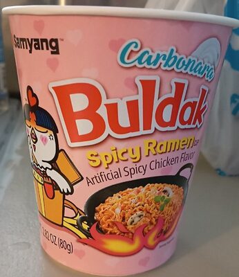 Buldak Cabonara Becher