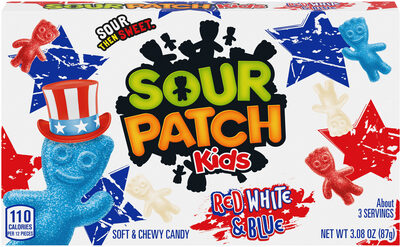 Sour Patch Kids Red White Blue